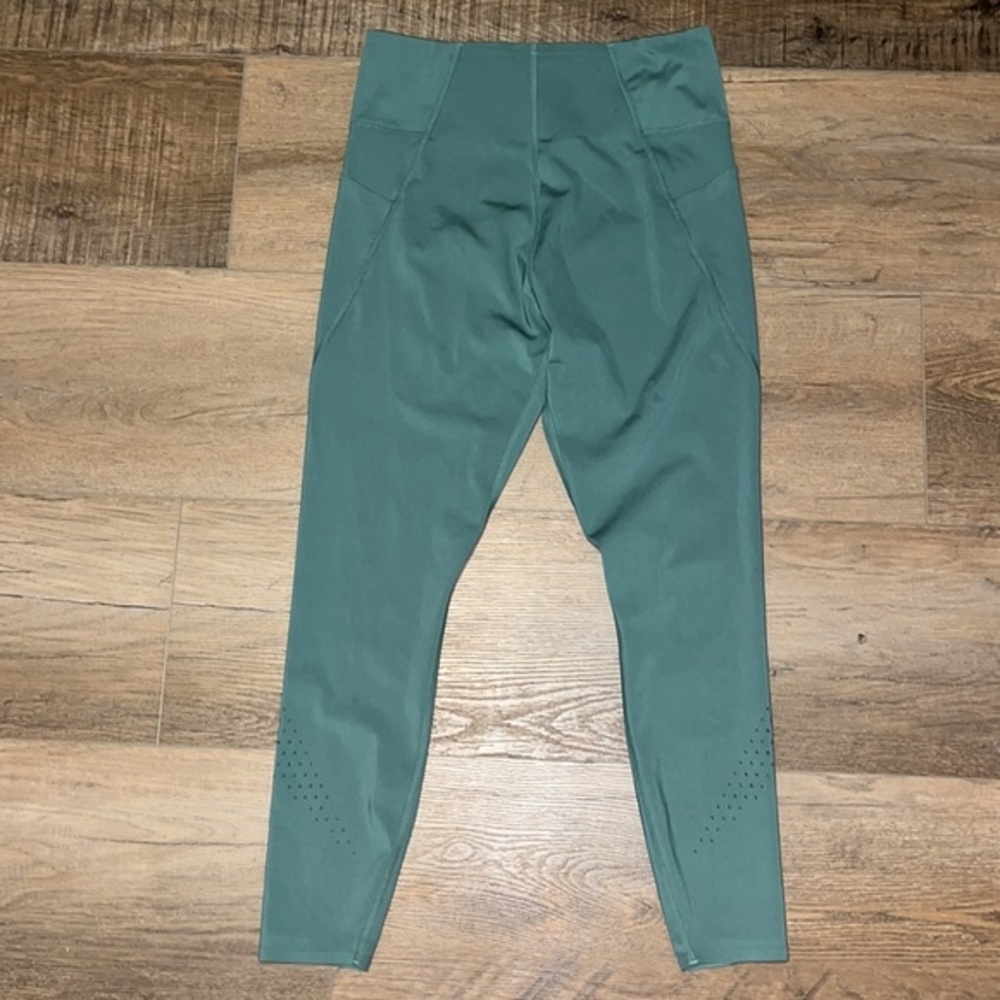 Puma HR Training Green Leggings with pockets Medium - Picture 3 of 8